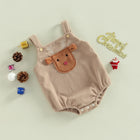 Baby Kerst Rompertje | Juleprint en Knoopsluiting | Comfortabele Babysuit | Katoen/Polyester | 0-18 Maanden | Juledesign