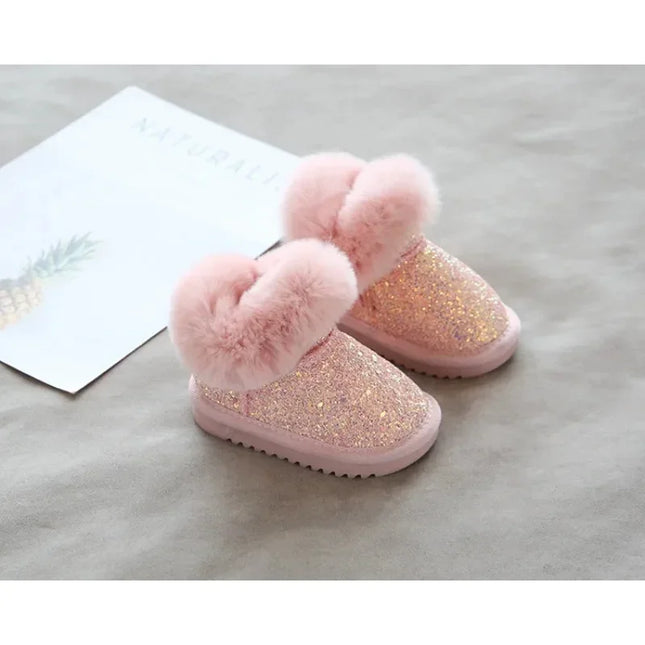 Glitter Glans Winterlaarzen | Warme Kinderlaarzen | Comfortabel en Duurzaam | Kindermode | 6m-8jr