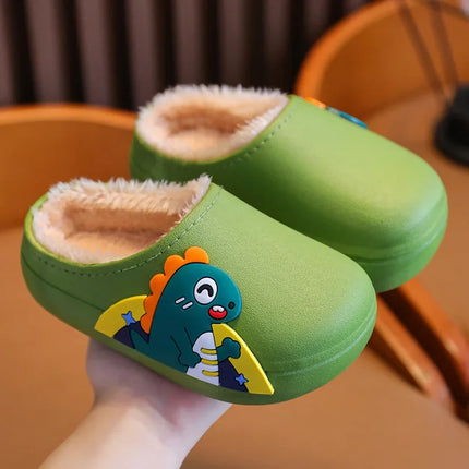 Kinderpantoffels | Waterdichte Sloffen | Dierenprint | Warm en Antislip | Beschikbaar 2-12 Jaar