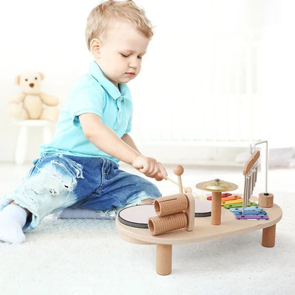 Muziek Speelgoed Set Kinderen | Houten Instrumenten | Motoriek en Creativiteit | Educatief Speelgoed
