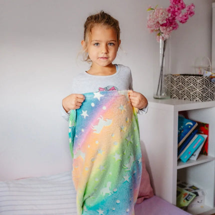 Glow in the dark kinderdroomslaapzak | Zeemeerminstaart ontwerp | Plooibare & flanellen comfort | Handig machinewasbaar | Extra ruim voor vrije beweging | Veilig & speels slaapavontuur