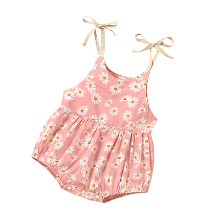 Babyjurk Romper | Comfortabel Zacht Katoen | Elastische Pasvorm | Moderne Print | Maat 0-3 Jaar