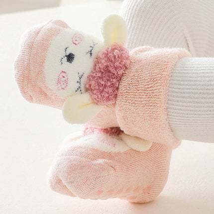 Baby Anti-Slip Sokken Warm & Zacht | Onmisbaar Voor Veilig Spelen | Comfortabel & Unisex Design
