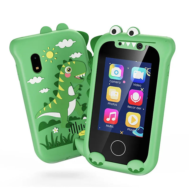 Kindvriendelijke smartphone | Educatief Muziek Speelgoed | Selfie Camera & Puzzels | Interactief met Touchscreen