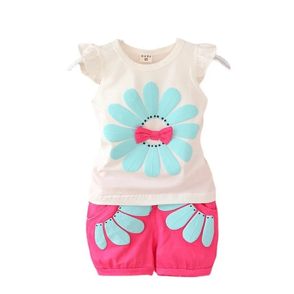 Babyset | Zomerset Katoen | Mouwloos T-shirt & Shorts | Ademend & Comfortabel | Meerdere Maten