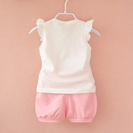 Babyset | Zomerset Katoen | Mouwloos T-shirt & Shorts | Ademend & Comfortabel | Meerdere Maten