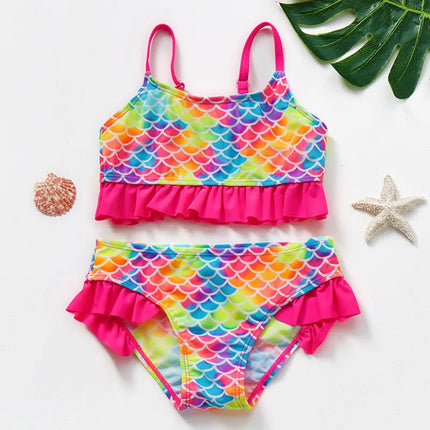 Bikini Set Kinderen | Moderne Design | Sneldrogend Polyester | Zonbescherming | Comfortabel voor Gevoelige Huid