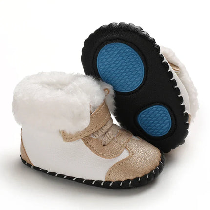 Baby Winterlaarsjes | Verstelbare Sluiting | Warm & Comfortabel | Antislip Zool | Zachte Binnenkant | Ademende Katoen | Ideaal Voor Binnen & Buiten | Beschikbaar Van 0-18 Maanden | Mini Fashion