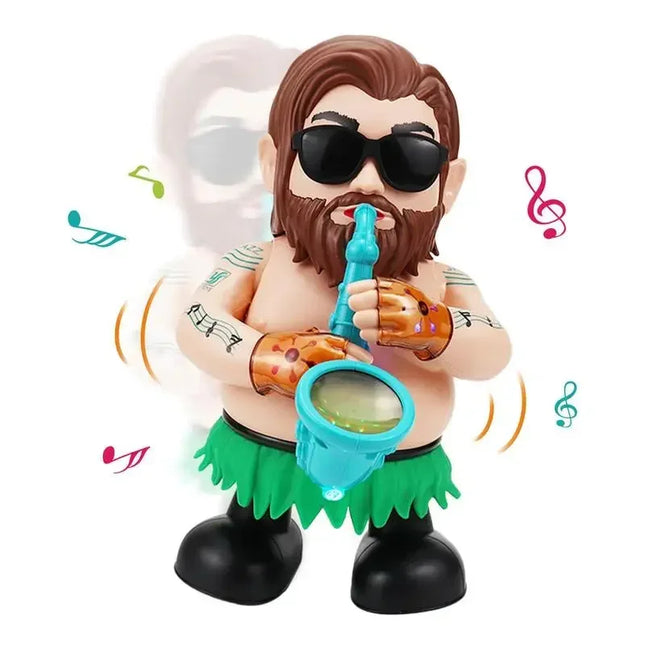 Dansende Muziekpop voor Kinderen | Saxofoonspeler met Bewegingen | Motoriek & Creativiteit Speelgoed
