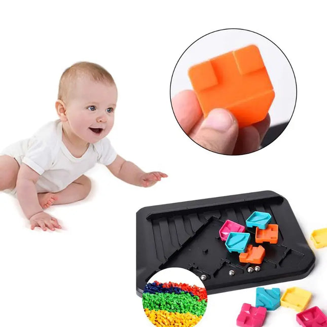 Marmer Logisch Denkspel | Strategie en Marmorkogels | Uitdaging voor Nieuwsgierige Geesten | Compact | Puzzel voor Kinderen en Volwassenen | Versterk Concentratie en Creativiteit | Familieactiviteiten