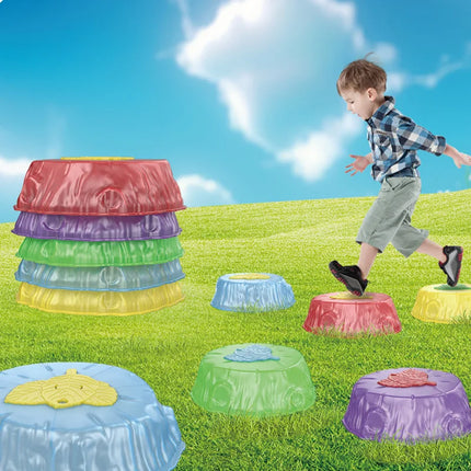 Kinderen's Kleurrijke Balansstenen | Outdoor Spel Balansvaardigheden | Versterkt Spieren & Coördinatie