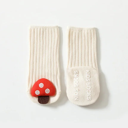 Kindersokken met Antislip | Zacht Katoen | Veiligheid op Gladde Vloeren | Hoge en Lage Varianten | Unisex Design | Verschillende Kleuren en Motieven | Gemakkelijk aan te Trekken | Geschikt voor Wasmachine
