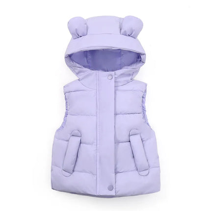 Kinder Bodywarmer Met Capuchon | Warm & Comfortabel | Isolerende Polyester | Unisex Ontwerp | Diverse Maten Beschikbaar | Geschikt Voor Buitenactiviteiten