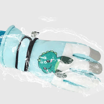 Kinderen's Handschoenen | Waterdicht & Winddicht | Warme Voering | Bewegingsvrijheid | Anti-Verlies Spansluiting | Voor Buitenactiviteiten