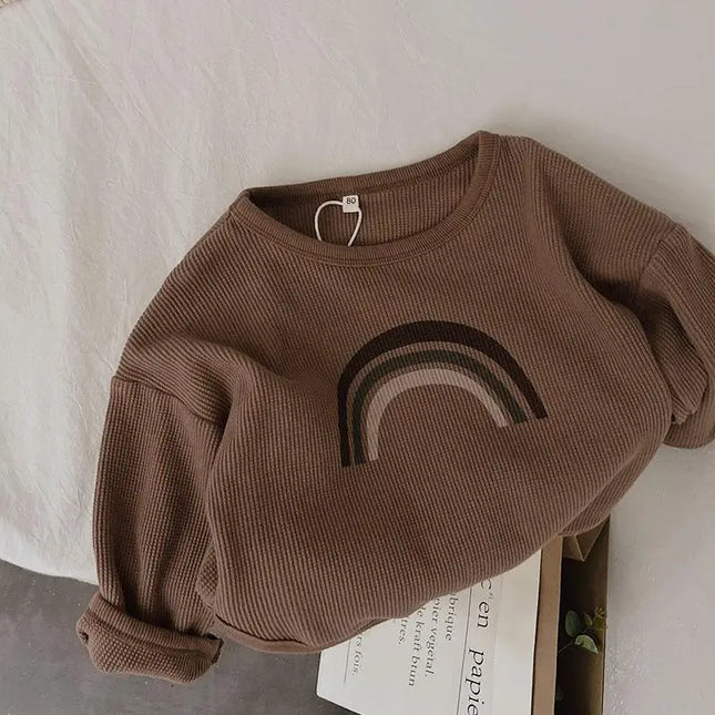 Unisex Baby & Peuter Langarmshirt | Zacht Katoen Polyester | Comfort & Beweging | Geschikt Alle Seizoenen