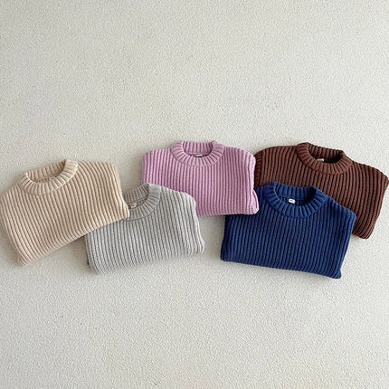 Unisex Baby Sweater | Zacht Katoen | Tijdloos Design | Striktextuur Voor Comfort | Makkelijk Verzorgbaar