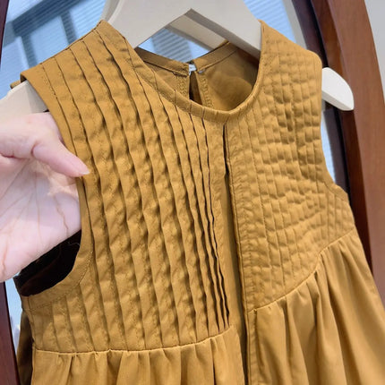 Meisjes Jurk Zomer | Comfortabele Ademende Katoen | Vrijheidsbeweging | Felgekleurde Details | Geschikt Voor Dagelijks Gebruik & Speciaal | Makkelijk Wasbaar & Vormbehoudend | Mini Fashion