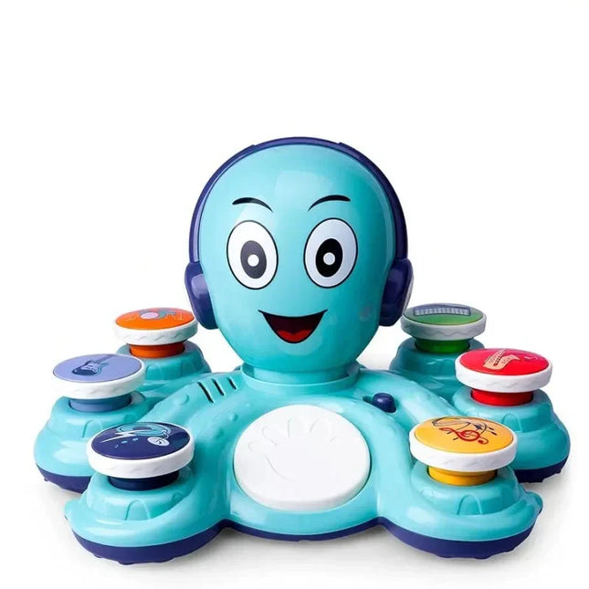 Interactieve Muzikale Octopus | Educatief Speelgoed | Kleurrijke Melodiën Voor Kinderen | Dans & Ritme | Duurzaam ABS-Plastic | Motoriek & Zintuigen | Geschikt Voor Peuters | Makkelijk Hanteerbaar