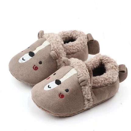 Dieren Hiemesko | Baby Pantoffels | Zachte Dierenontwerpen | Comfortabele Indoor Wandelbeweging | Antislip Zool | Baby Schoenen | Peuter Schoenen | Verschillende Maat Opties | Veilig en Warm