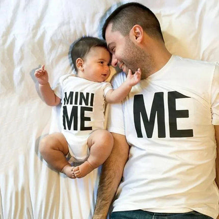Matchende Outfits Voor Vader En Baby | Comfortabele Polyester Fashion | Geschikt Voor Fotoshoots
