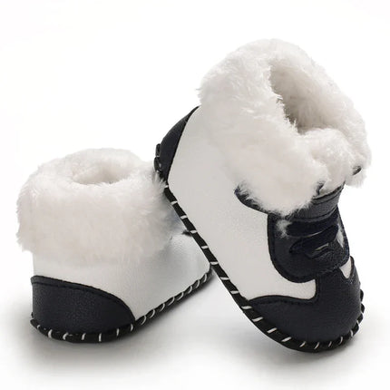Baby Winterlaarsjes | Verstelbare Sluiting | Warm & Comfortabel | Antislip Zool | Zachte Binnenkant | Ademende Katoen | Ideaal Voor Binnen & Buiten | Beschikbaar Van 0-18 Maanden | Mini Fashion