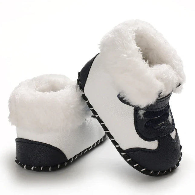 Baby Winterlaarsjes | Verstelbare Sluiting | Warm & Comfortabel | Antislip Zool | Zachte Binnenkant | Ademende Katoen | Ideaal Voor Binnen & Buiten | Beschikbaar Van 0-18 Maanden | Mini Fashion