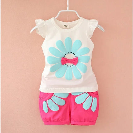 Babyset | Zomerset Katoen | Mouwloos T-shirt & Shorts | Ademend & Comfortabel | Meerdere Maten
