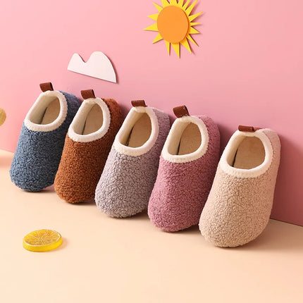 Baby Pantoffels | Warm & Comfortabel | Antislip Zool | Uld & Rubber | Voor Kinderen 1-7 Jaar | HuisGebruik