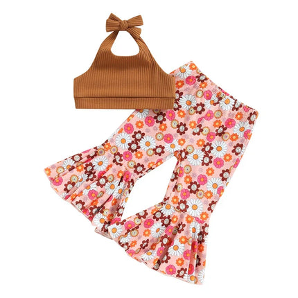 Meisjeszomeroutfit | Luchtige Kledingset | Print top + Broek | Vrijheid Beweeglijkheid | Comfort Zomer | Kinderkleding | Stijlvolle Details | Ademende Stoffen | Diverse Maten | voor Speelse Dagen