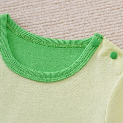 Baby Pyjama | Kikker Design | Zachte Katoen | Bescherming Babyhuid | Korte Mouwen | Makkelijk Aan- en Uittrekken | Zomerse Pyjama | Comfortabel | Ademend | 100% Katoen