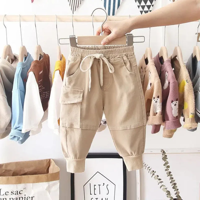 Jongens Cargo Broek | Zachte Duurzame Katoen | Praktische Zakken | Bewegingsvrijheid | Comfortabele Pasvorm | Makkelijk te Wassen | Kinderkleding
