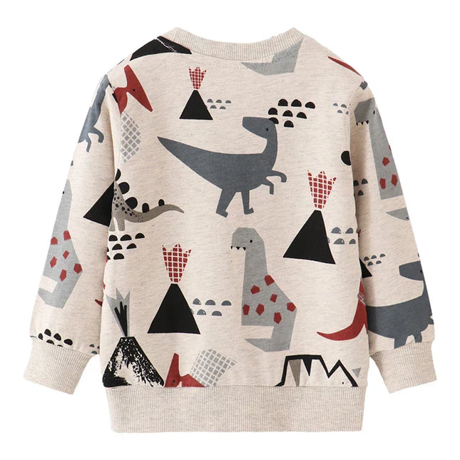 Kindertrui | Kleurrijke Prints | Lange Mouwen | 100% Zacht Katoen | Comfortabel & Stijlvol | Herfst & Winter
