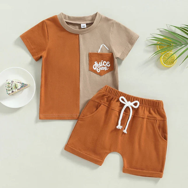 Jongens Zomerset | Katoenen Shirt en Broek | Comfortabele Kleding | Moderne Stijl | Gemakkelijk Onderhoud