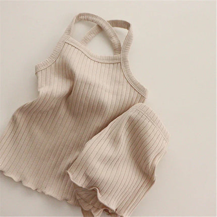 Kinderpyjama | Zachte Katoenen Nachtkleding | Flexibele Pasvorm | Meerdere Kleuren | Maat 0-6 Jaar