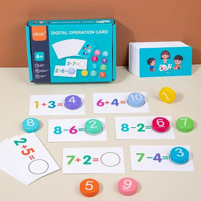 Wiskunde Spel Poletter | Educatief Rekenen Kinderen | Leerzaam Speelgoed Thuis & Schoolgebruik