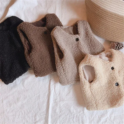 Kinder Bodywarmer | Blauw | Onderhoudsvriendelijk | Plys & Uld Voor Comfort | Unisex Ontwerp | Van 1 Tot 6 Jaar | Wintermode
