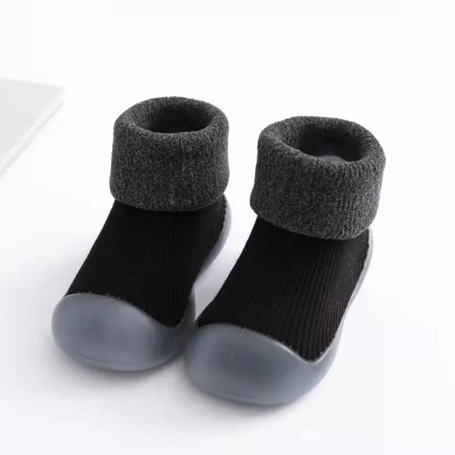 Anti-slip Peutersokken | Warme Babyschoentjes Zonder Veters | Flexibele Pasvorm | Indoor en Outdoor Gebruik | Veilig Spelen en Lopen | Voor Kinderen van 0-3 Jaar | Makkelijk aan te Trekken | Comfortabel en Ademend
