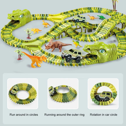 DinoRail Speelavontuur | Unieke Dinosaurussen & Treinbaan | Educatief & Duurzaam Speelgoed | Voor Kinderen