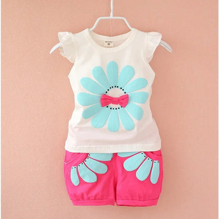 Babyset | Zomerset Katoen | Mouwloos T-shirt & Shorts | Ademend & Comfortabel | Meerdere Maten