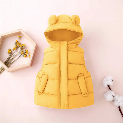 Kinder Bodywarmer Met Capuchon | Warm & Comfortabel | Isolerende Polyester | Unisex Ontwerp | Diverse Maten Beschikbaar | Geschikt Voor Buitenactiviteiten