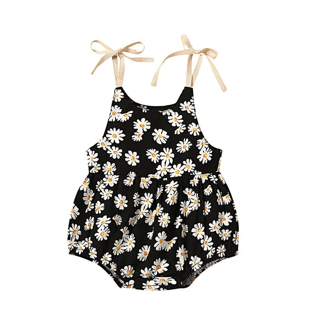 Babyjurk Romper | Comfortabel Zacht Katoen | Elastische Pasvorm | Moderne Print | Maat 0-3 Jaar