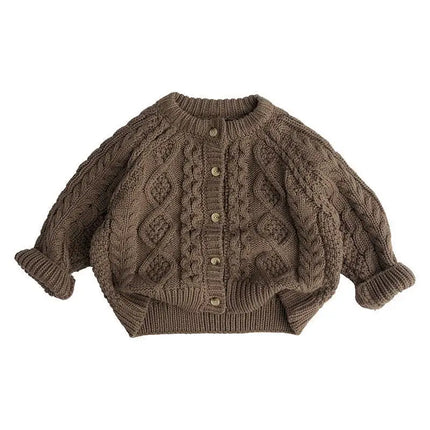 Strikkend Trui Kinder | Zacht Polyester Materiaal | Eenvoudig Met Knoopsluiting | Geschikt Voor Dagelijks Gebruik | Onmisbaar Voor Winteroutfits | Unisex Trui | Verkrijgbaar In Tijdloze Kleuren