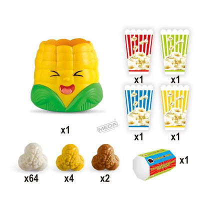 Familiespel Popcorn Pret | Bordspellen | Interactief & Leuk Ontwerp | Geschikt voor Alle Leeftijden