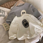 Kindertrui | Beerprint Unisex | Zachte Katoen | Baby Peuter Kleding | Voorjaars Herfst Outfit