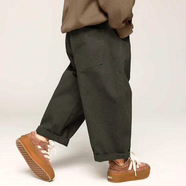 Kindermode Broek | Lange Wijde Kinderbroek | Zachte Katoenen Speelbroek | Comfort en Stijl | Makkelijk Combineren