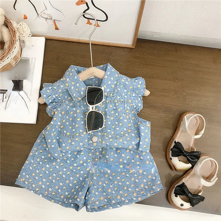 Zomerset voor Kinderen | Katoenen Kindermode | Luchtig Tweedelig Outfit | Kleurrijke Top en Broek | Ideaal voor Zonnige Dagen | Speelse Ontwerpen | Ademend en Comfortabel | Geschikt voor Dagelijks Gebruik