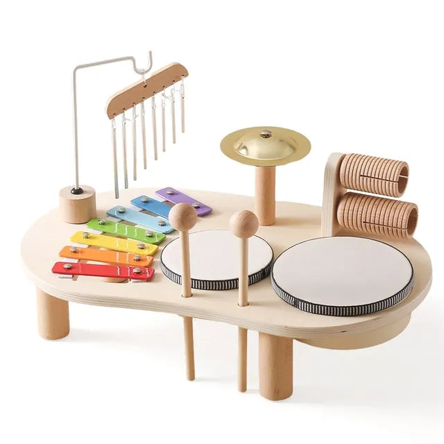 Muziek Speelgoed Set Kinderen | Houten Instrumenten | Motoriek en Creativiteit | Educatief Speelgoed