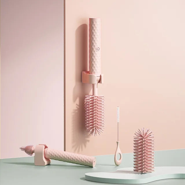 Elektrische Flesreiniger | Roterend & Waterdicht | Silicone & Ergonomisch | Geschikt voor Sutteflessen