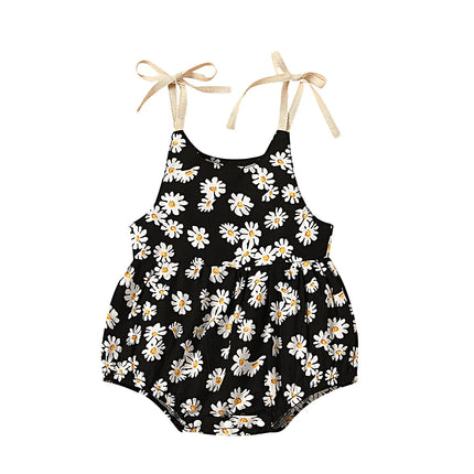 Babyjurk Romper | Comfortabel Zacht Katoen | Elastische Pasvorm | Moderne Print | Maat 0-3 Jaar