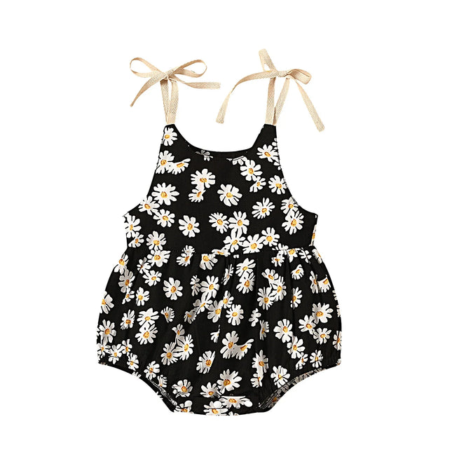 Babyjurk Romper | Comfortabel Zacht Katoen | Elastische Pasvorm | Moderne Print | Maat 0-3 Jaar